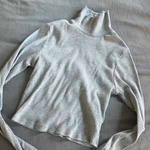 Reformation Gray Long Sleeve Top